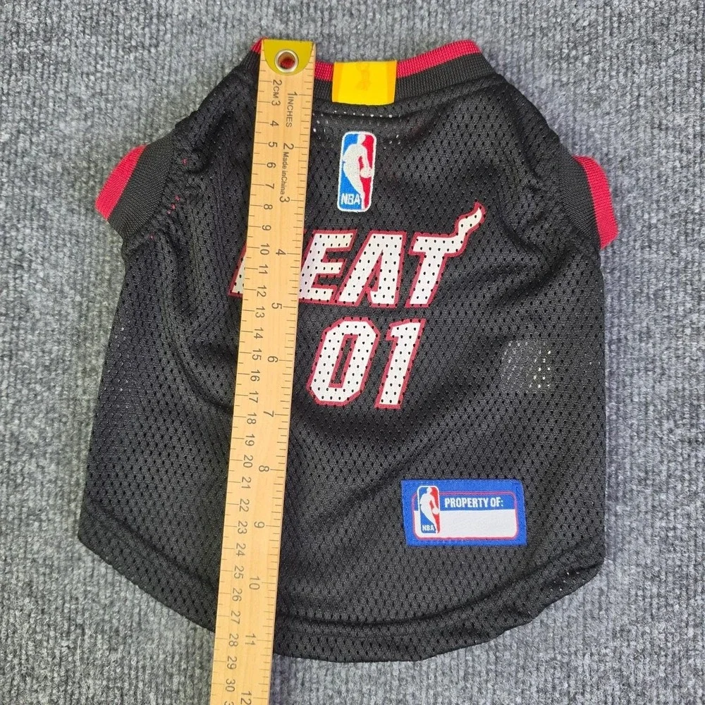 NBA Miami Heat Jersey Dog / Cat Vest. Size Small